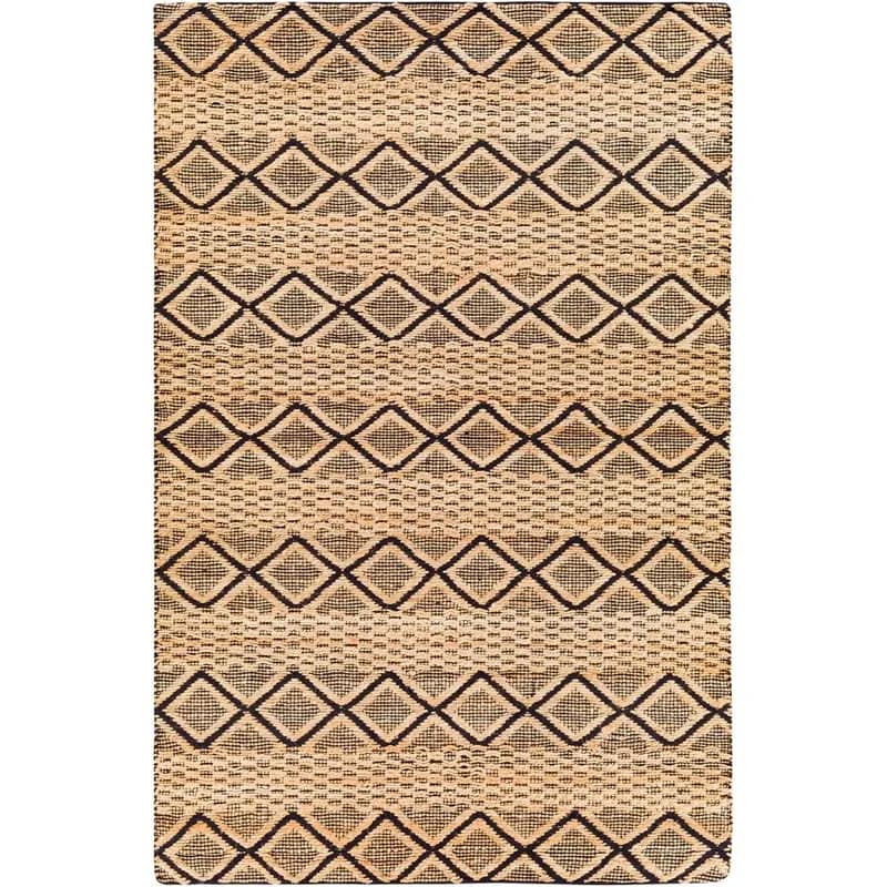 Chisel Modern Jute Natural Handmade Rug