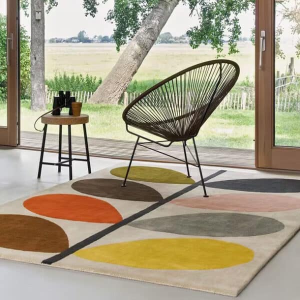 Handmade Leafy Haven Kids Natural Rug