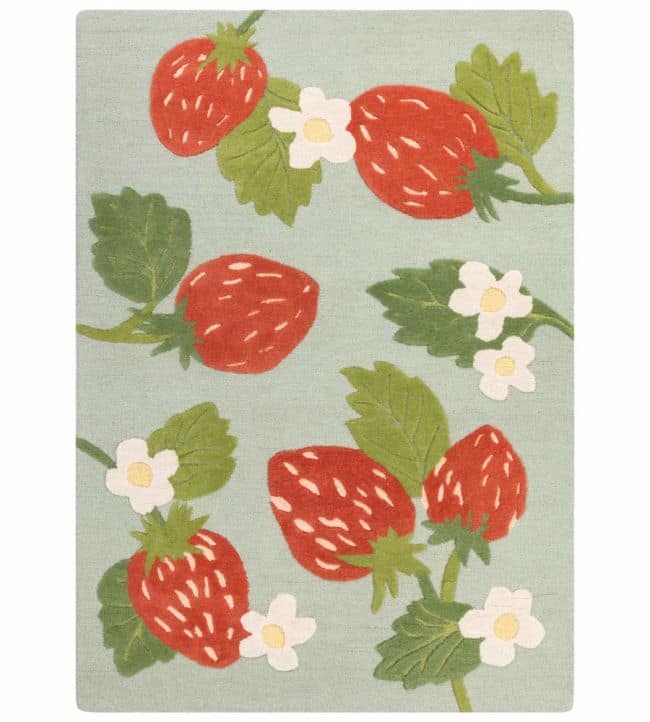 Berrybliss Kids Handmade Colorful Rug For Playroom