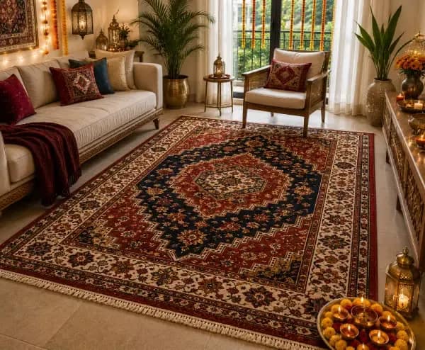 Diwali decor carpet trend in India