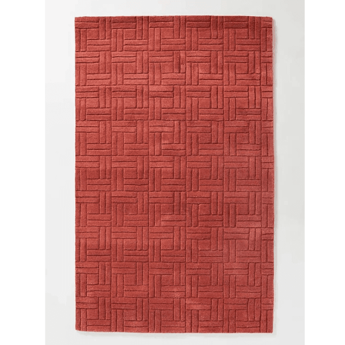 Sahara Red Handmade Tufted Rug