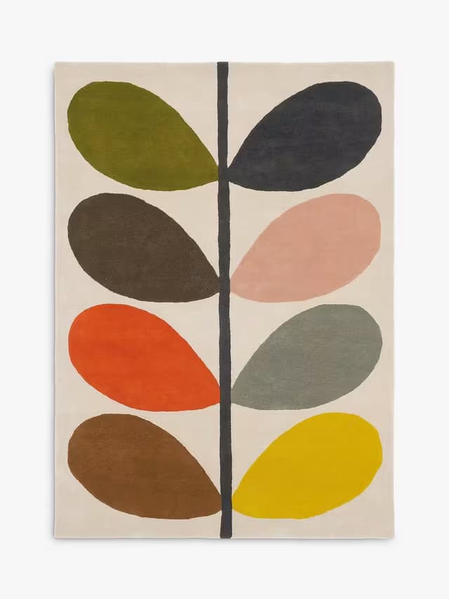 Handmade Leafy Haven Kids Natural Rug