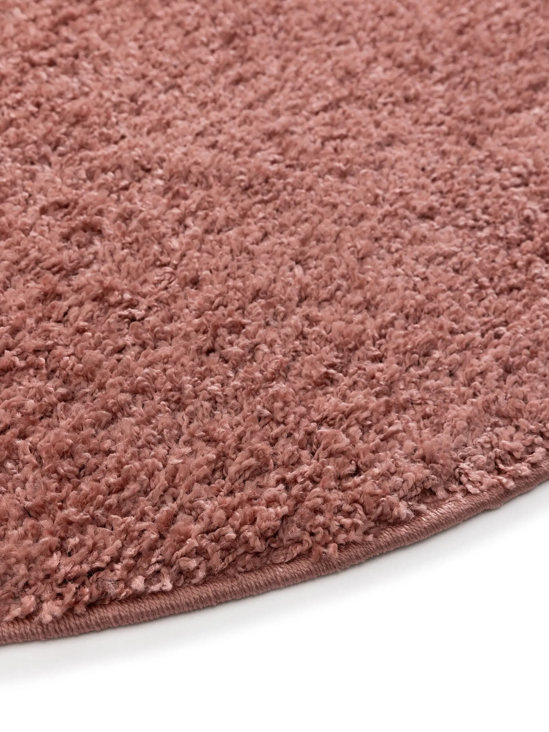 Rosette Solid Handmade Shag Rug
