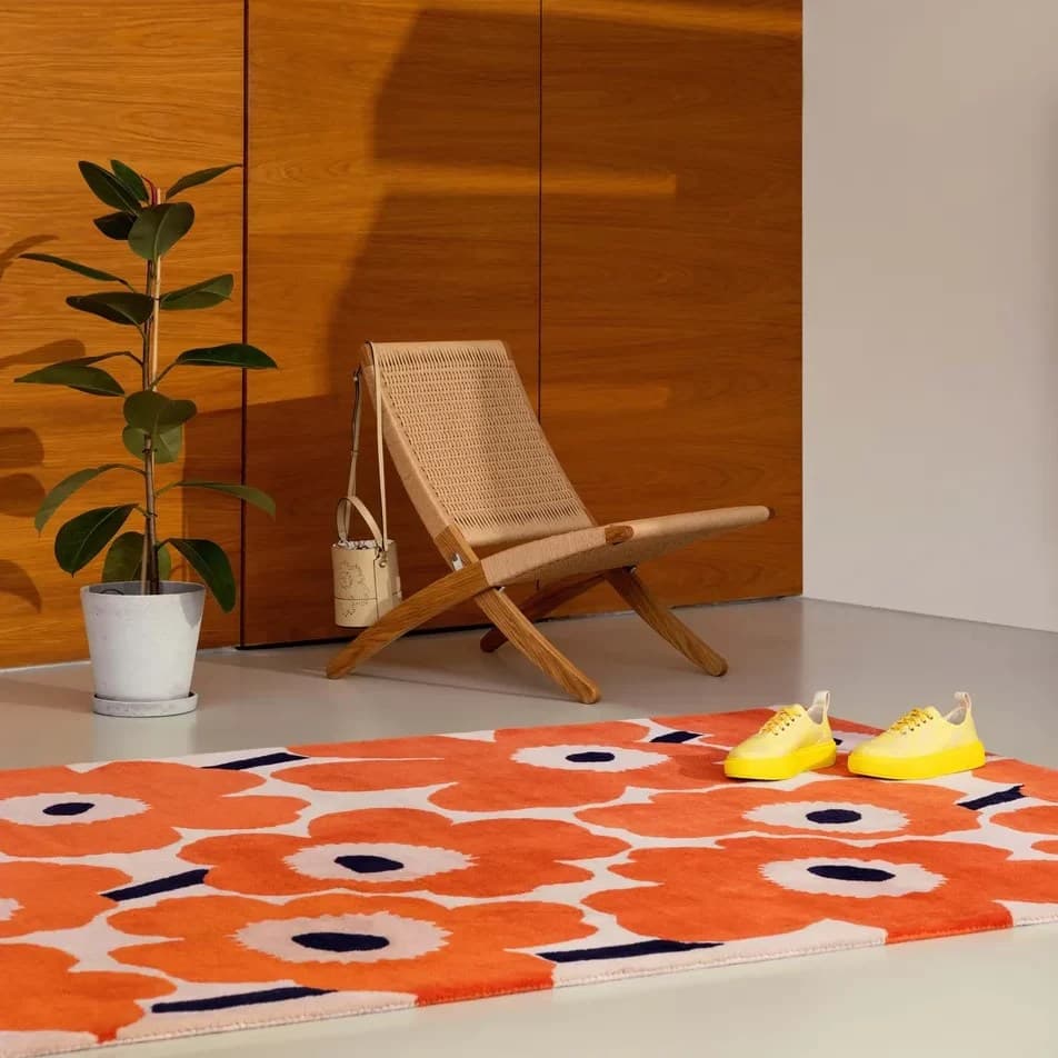 Little Bloomers Kids Colourful Wool Rug