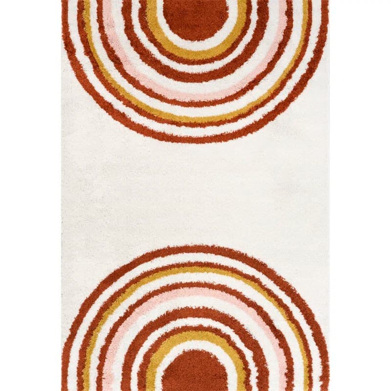 Multi Rainbow Shag Handmade Rug