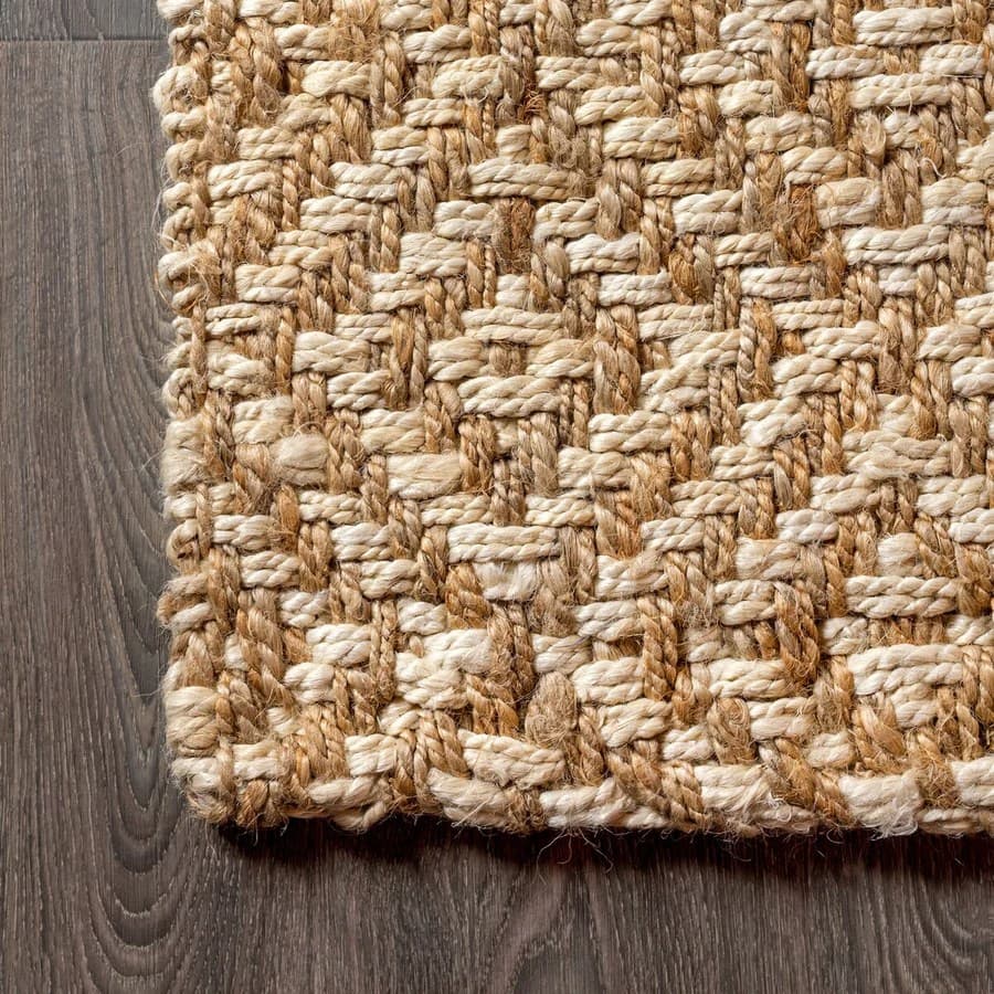 Diamond Jute Hand Braided Rug