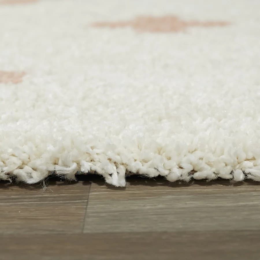 Pink Nectar Solid Shag Rug