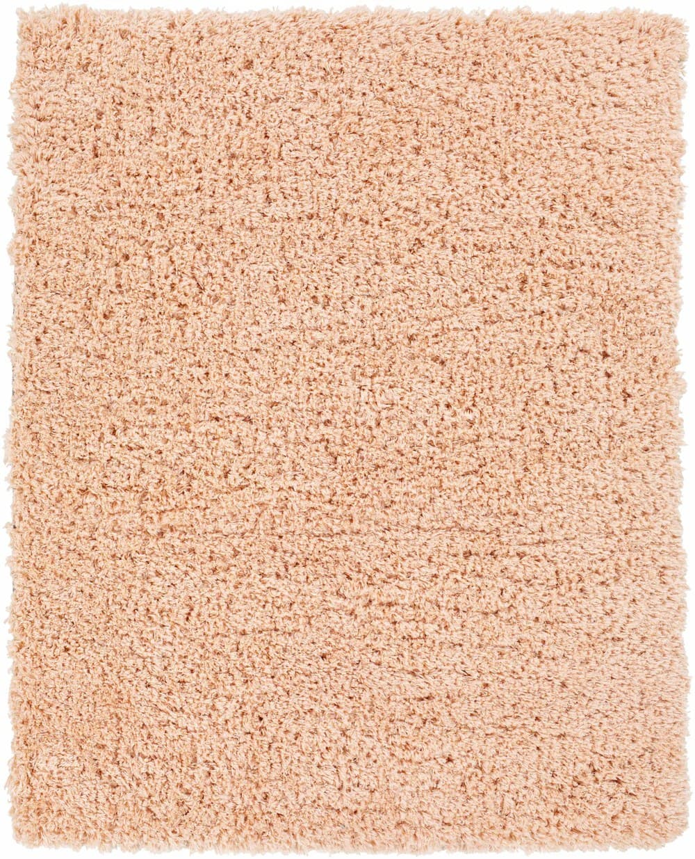 Peach Handmade Shag Rug