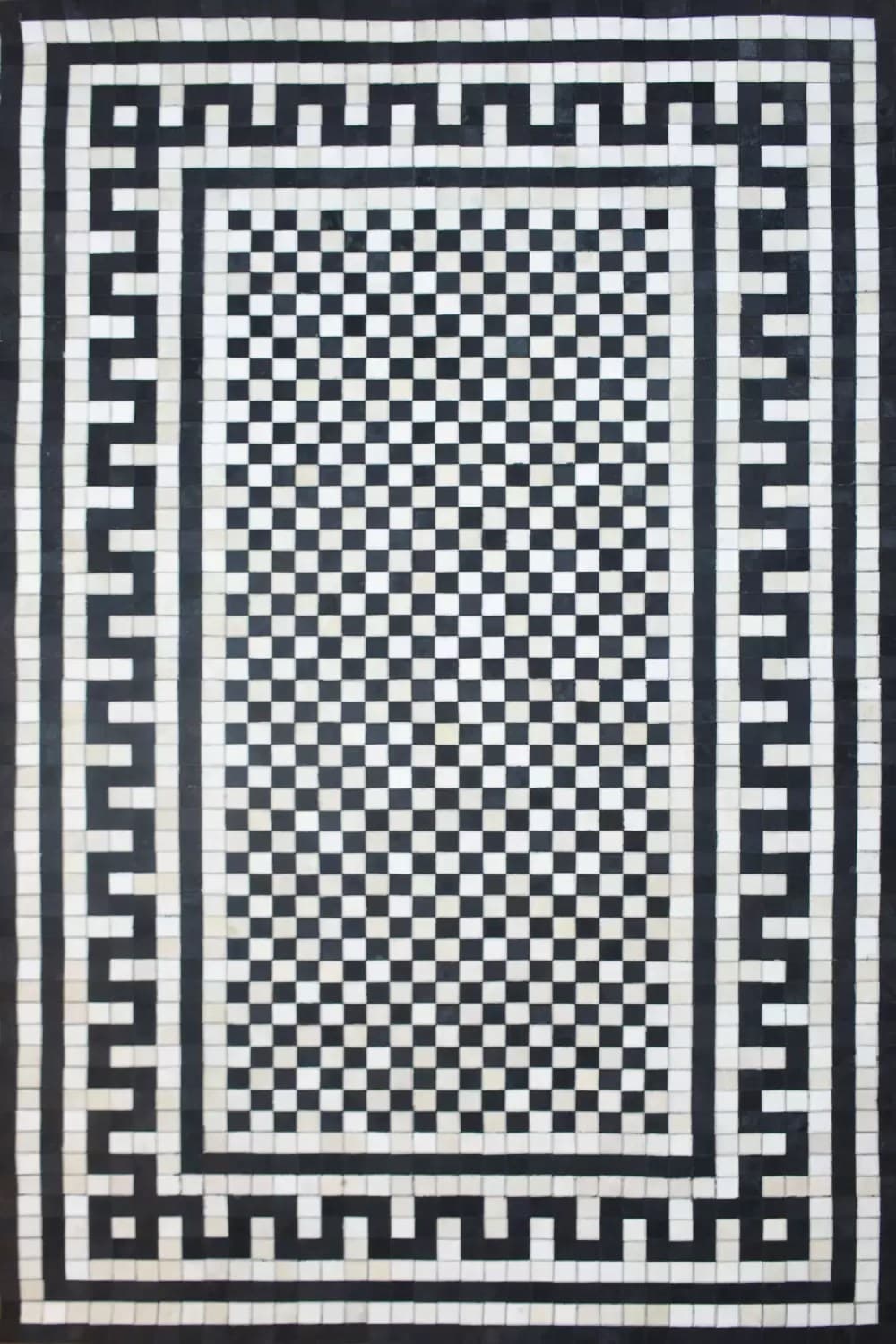 Harmony Natural Leather Handmade Rug For Living Room