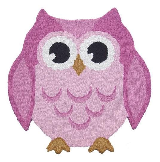 Whimsy Owl Kids Handmade Rug For Playroom