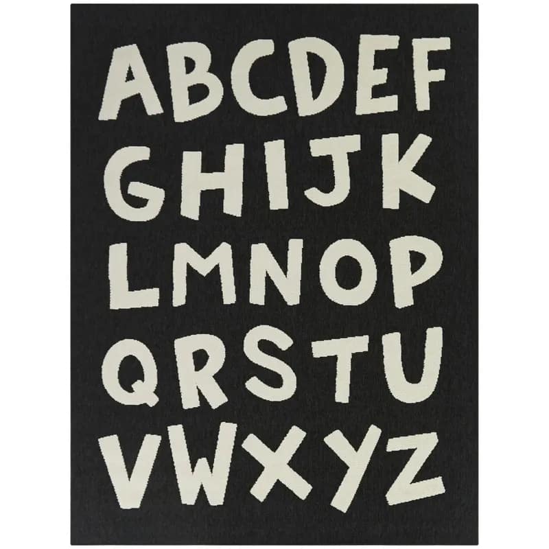 Learn and Play Alphabets Kids Handmade Rug