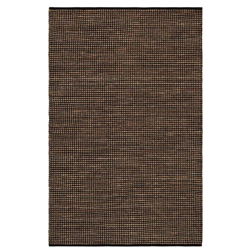 Inkspire Black Jute Braided Area Rug For Interior