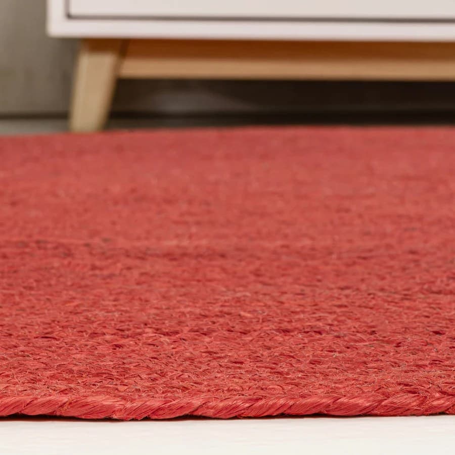 Braided Coastal Cottage Round Jute Area Rug