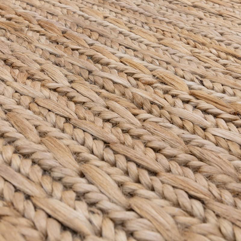 Earthtwine Basic Natural Jute Rugs for Living Room