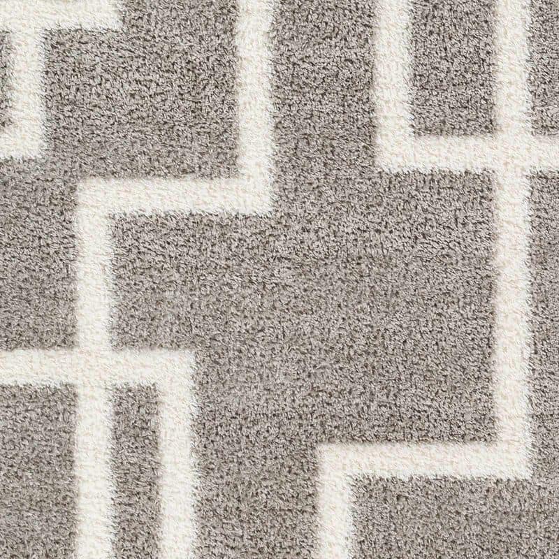 Echelon Striped Shag Area Rug