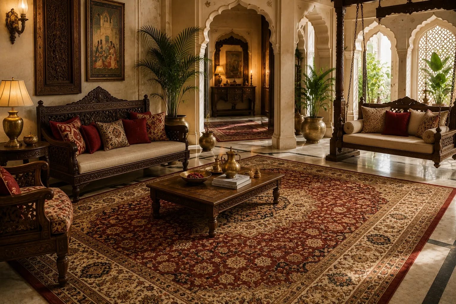 Buy Authentic Indian Rugs in Birmingham Handmade Carpets Delivered to the UK