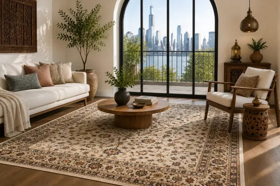 Buy Authentic Indian Rugs in Chicago Handmade Carpets Delivered to Illinois