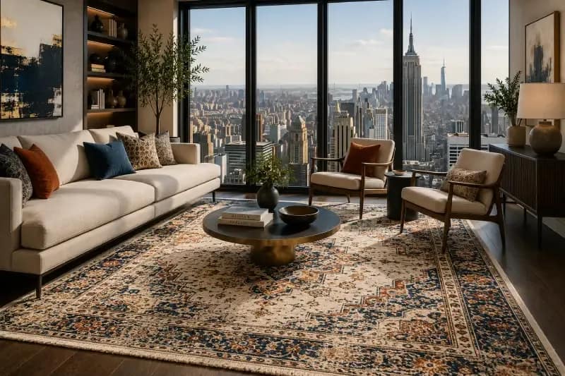 Buy Authentic Indian Rugs in New York Handmade Carpets Delivered to NYC