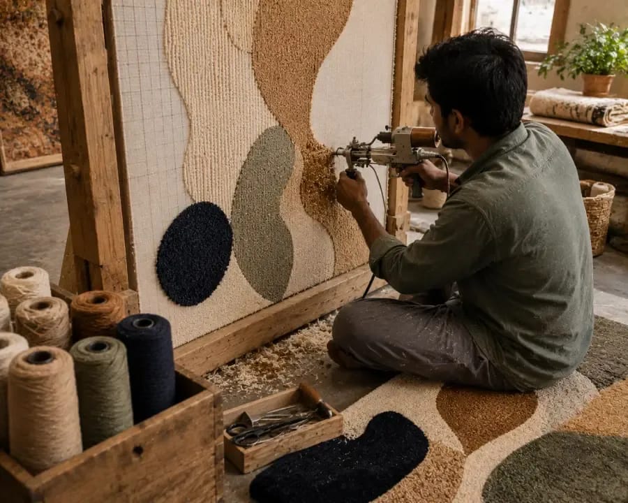 Hand Tufted Carpet Buying Guide India 2026 Everything You Need to Know