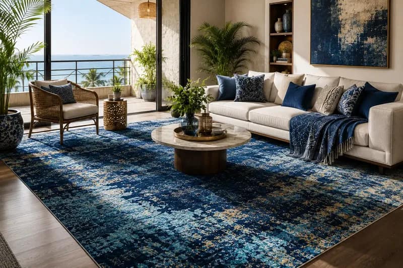 Modern Living Room Rugs India 2026 Designs, Trends & Best Picks No selcted