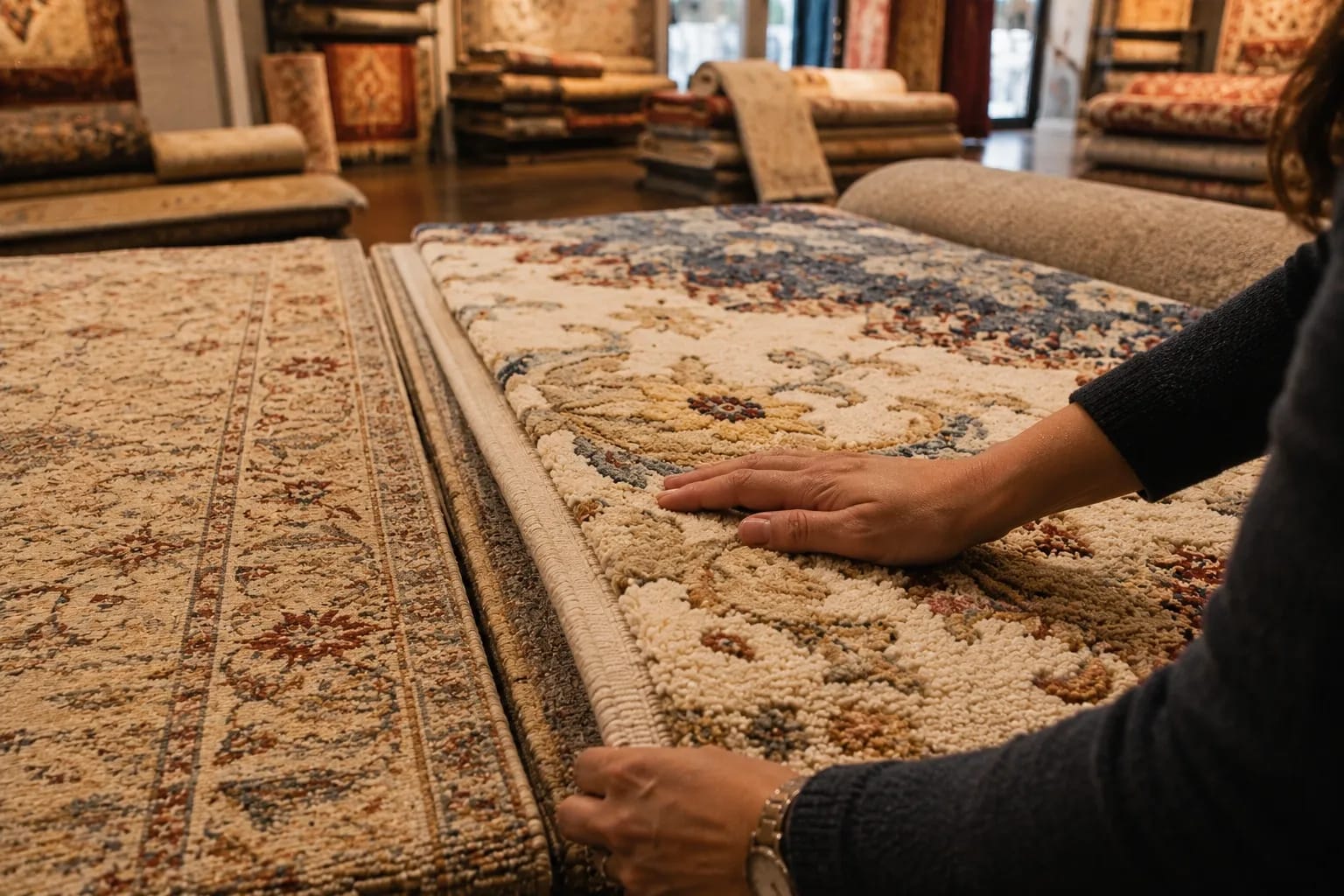 Power Loomed vs Handmade Carpet in India Which Should You Buy