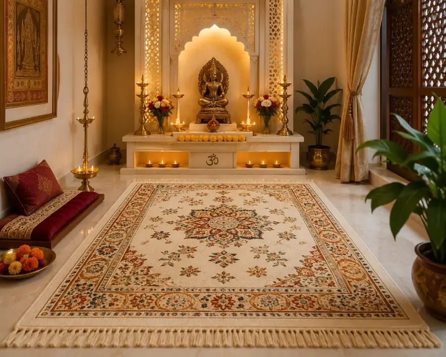 Puja Room Carpet India: How to Choose the Perfect Prayer Room Rug