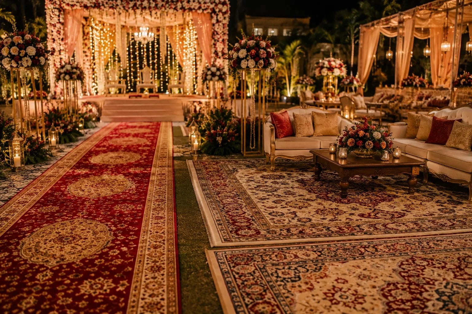 Rugs for Indian Weddings and Events Decor Ideas and Buy vs Rent Guide